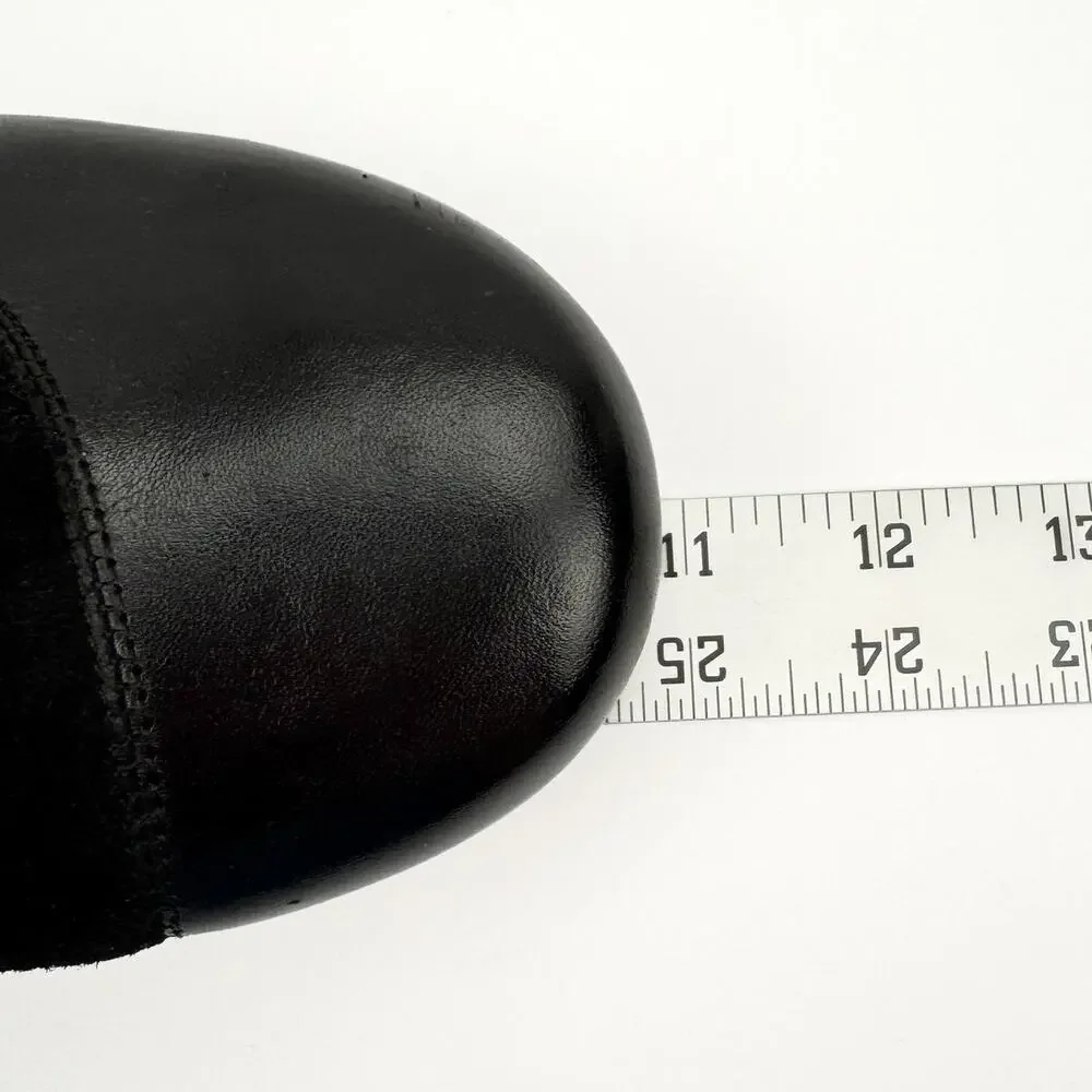 abeo Black Leather‎ Suede Orthotic Arch Support Mary Jane Comfort Shoe Sz 9.5